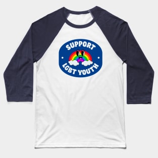 Support LGBT Youth - Support Queer Rights Baseball T-Shirt